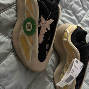 Yeezy 700 V3 Cream and Yellow Sneakers